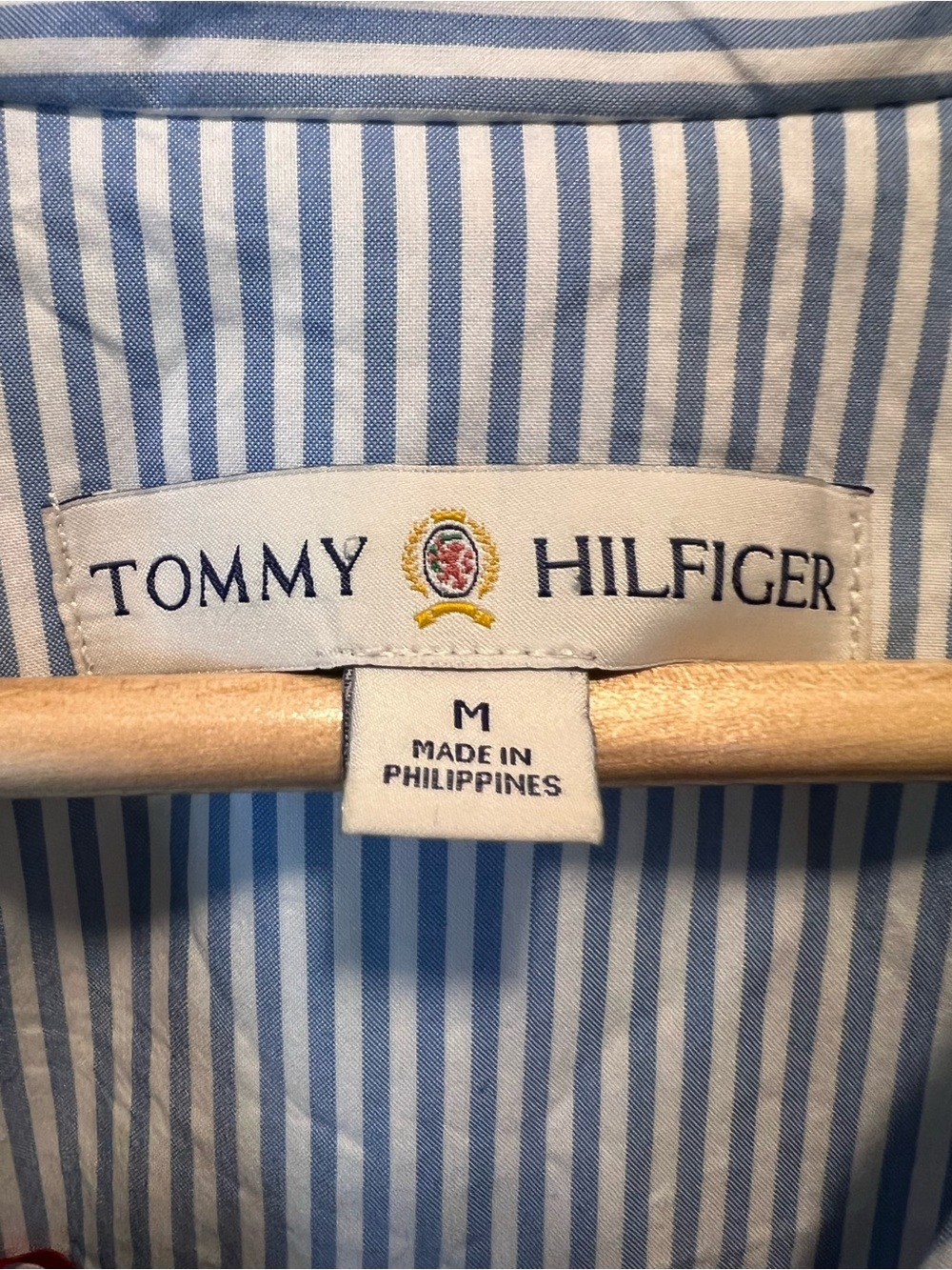 TOMMY HILFIGER Trench Coat Belted Striped Spring Jacket Classic - Picture 4 of 9